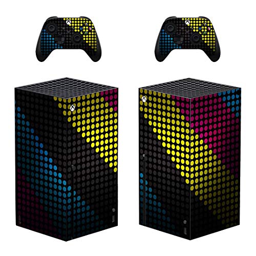 многоцветен Набор от Скинове Xbox Series X, Пълни Лицеви Панели, Кожата Конзола и контролер, Етикети-прозорец винетка от FELIPE