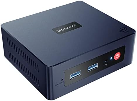 Процесор Beelink 11-то поколение N5095 (2,0-2,9 Ghz), мини-КОМПЮТЪР Mini S с 8 GB DDR4 + 128 GB SSD памет, мини-компютър поддържа