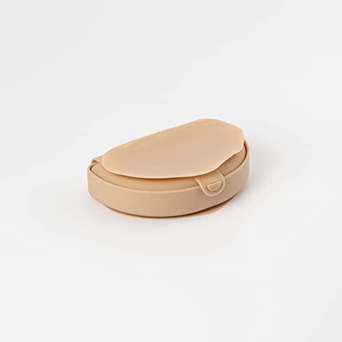 Miniware Silifold Компактен Пътен контейнер за храна за деца - Сгъваем контейнер за обяд Bento Box с вендузата | Допринася за самостоятелно