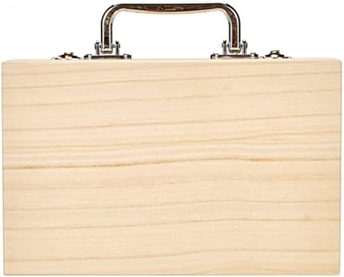 Дървен куфар Rayher с дръжка, 25 x 16 x 9 см