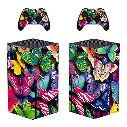 FELIPE SEIJI на VIOLETA Набор от Скинове за Xbox Series X, Vinyl Стикер, Защитни Стикери за Xbox Series X, Конзолни Контролери Kinect 2 - пъстри