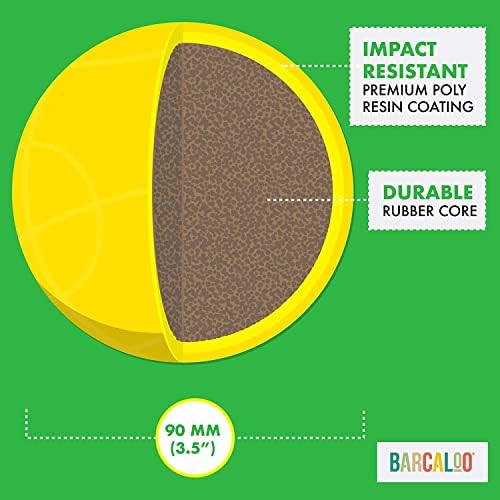 Комплект топки за бочче Barcaloo с 8 Топки от висококачествена смола, Pallino, Чанта за пренасяне и Измерване на Въже