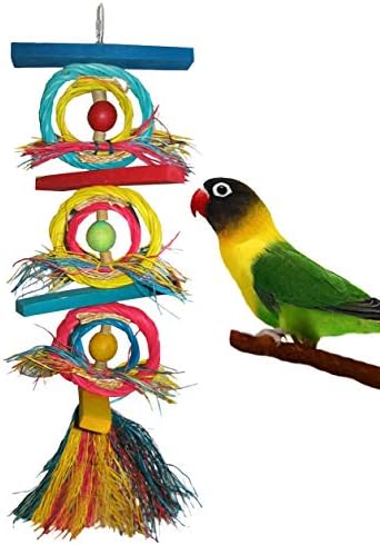 Изважда-It Pets 2 опаковката на Играчките за хранене на птици/папагали Chewriffic & Шапка Hat Hooray, подходящи за малки папагали,
