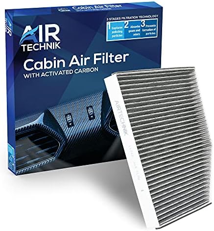 Въздушен филтър на купето AirTechnik CF11743 с активен въглен | Подходящ за Ford Transit 150/250/250/350 (2015-2019), Transit 350HD/250