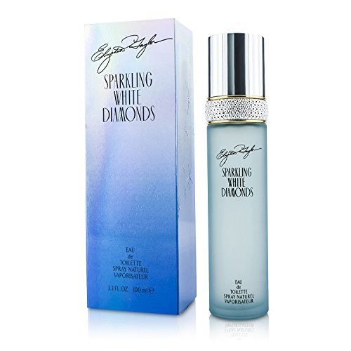 Дамски парфюм Elizabeth Taylor, Искрящи бели диаманти, EDT Тоалетна вода Спрей, 3,3 Течни унции