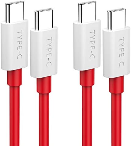 Кабел за зареждане OnePlus 8T 9 Pro 10T Warp Charge 65 W, кабел COOYA USB C-C USB за MacBook Air, MacBook Pro 2020,6 фута, 2 комплекта