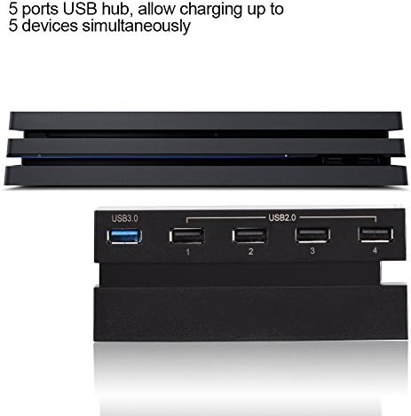 Високоскоростен 5-Портов USB Хъб, 2.0 или 3.0 Удължител Хъб на Контролера Адаптер Високоскоростен USB-Хъб за Игралната Конзола PS4