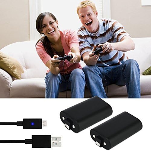 Контролер PS4 Безжична Bluetooth геймпад, [Обновена версия на] Тъчпад Геймпада USB-кабел с двойна функция вибрация и звук имат противоплъзгаща