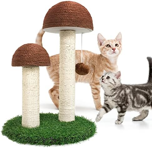 Когтеточка за котки, Когтеточка с Грибовидными нокти за Коте, Когтеточки от естествен сезал и Интерактивна Играчка топка за малки