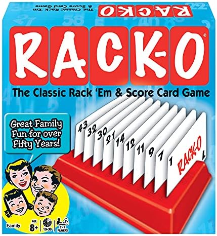 Печеливши Ходове RACK-О, игра на Карти в ретро опаковка