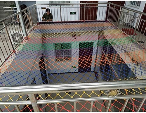 Многофункционална веревочная окото Yuwuxin за защита на балкони и прозорци (бяла) | Защитна мрежа с размер на 6x3 м | Балконная