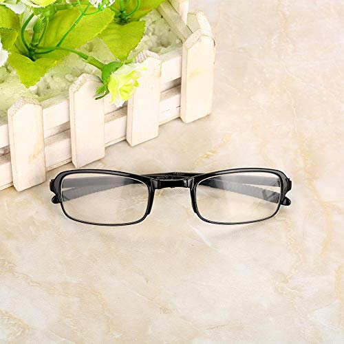Портативни слънчеви Очила за четене Dioche, Леки и Сгъваеми Тънки Черни Очила за четене при Далекогледство, Стилни Очила за четене