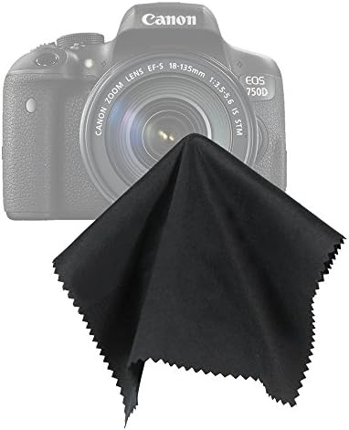 LS Photography (2 бр.), Сива кърпа за почистване на лещи 16 x 16, черен от сверхволокна, LGG201