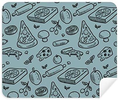 Кърпа за Почистване на Продукти за Пица с Кашкавал и Гъби, Препарат За Почистване на Екран, 2 елемента Замшевая Плат