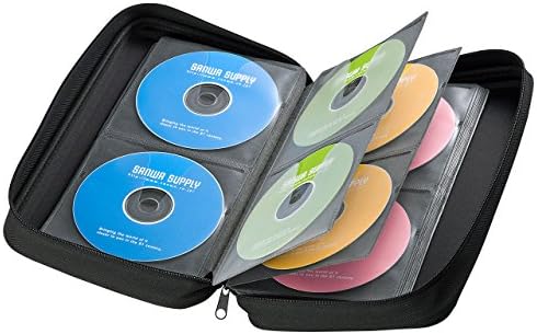 Калъф за cd-та SANWA с Капацитет 104, Дълги ръкави за cd-та, Преносим Кутия За съхранение на DVD, VCD, Преносим чанта с цип, Защитен