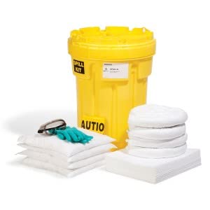 Комплект за разлив в бъчва за събиране на масло SpillTech, предназначени само за масло, 30 литра, 47 броя (SPKO-30)