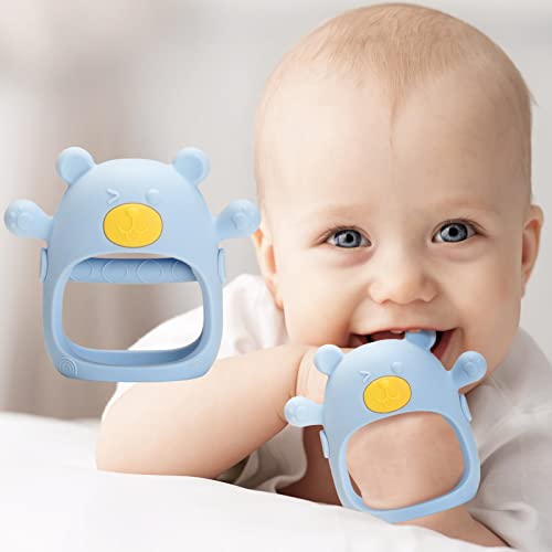 Никога не Слагайте Детска играчка за никнене на млечни зъби за бебета 0-6 месеца, Прахозащитен Детски Играчки за дъвчене и Успокояващата