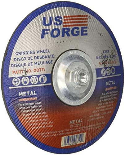 Шлайфане кръг на US Forge 711 ВИД на #28 Abr, 9 инча в 1/4 инча на 5/8 инча-11
