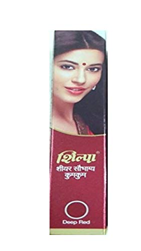 Shilpa Саубхагья Кумкум Течен Bindi Марун Maroon (Тъмно бордо (тъмно червено), 1)