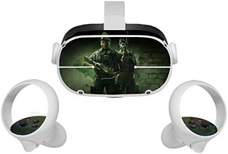 Дъгова Снимане на видео игри Oculus Quest 2 на Кожата VR 2 Кожи Слушалки и Контролери Стикер, Защитен Стикер Аксесоари