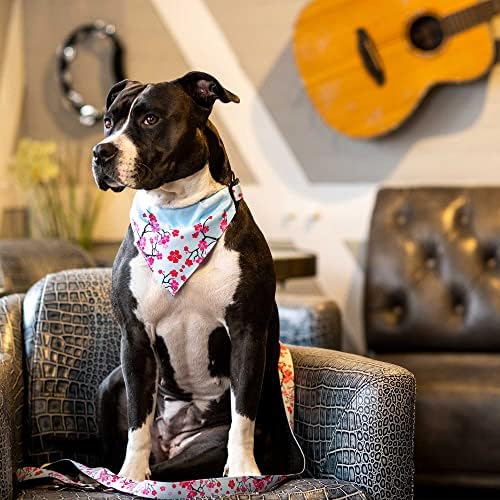 Шарена кърпа Max & Molly с обратим филтър яка за кучета и котки, Мека кърпа, Без завязок, яка продевается в Горната линия (цвят