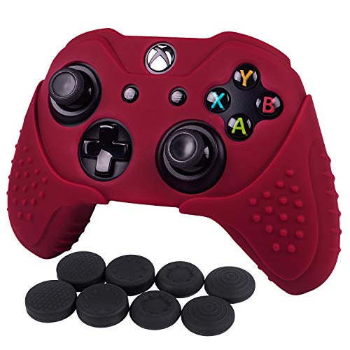 Комплект силиконови облицовки Cybcamo контролера на Xbox One X и One S, Противоскользящий Защитен калъф за контролера на Microsoft