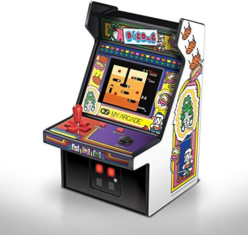Мини-аркаден автомат My Arcade Micro Player: видео игра Galaga, напълно воспроизводимая, 6,75-инчов коллекционный плейър & Dig Dig