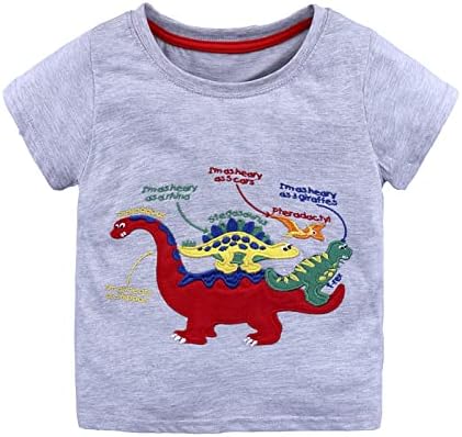 Великденски Ризи за Малки Момичета, Забавни Тениски с Къс Ръкав с Мультяшными Животни, Памучен Тениска за Момичета, Великденски