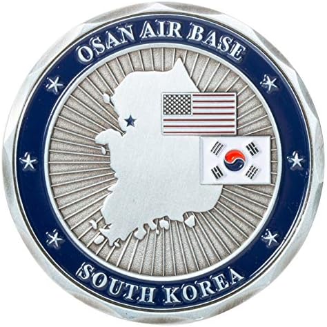 Монета на Повикване на Военно-въздушните сили на САЩ USAF военновъздушната база РОКАФ в Осане