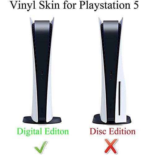 Стикер Moments PS5 Digital Edition на Конзолата 2 Контролери Пълно Покритие на Корпуса Винил върху Кожата Стикери за Цифрова конзола