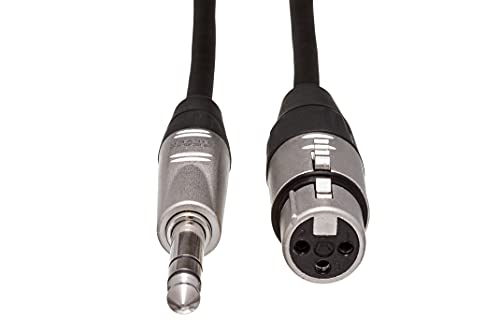 Балансиран кабел HOSA HXS-005 REAN XLR3F - 1/4 TRS Pro, 5 метра и Балансиран кабел HXX-005 REAN XLR3F - XLR3M Pro, 5 метра, Високоговорител