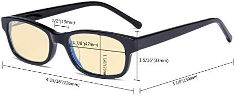 Детски очила Eyekepper със защита от синя светлина, Блокиране на Видеоигри, Очила за екрана на смартфон за момчета и момичета - Намаляват натоварването на очите