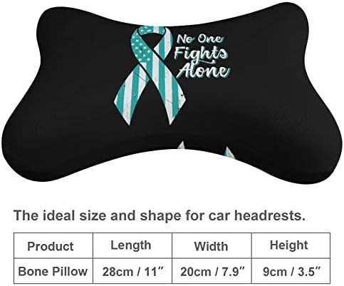 Флаг на Информираността за Рака на Шийката на матката Автомобилни Възглавница За Шията От Пяна С Памет ефект Мека Възглавница на облегалката за глава на облегалка?