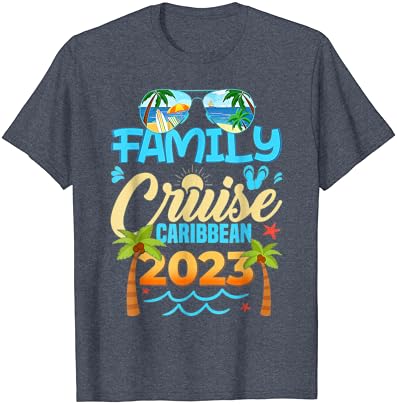 Тениска за Семеен Круиз в Карибско море 2023, Подходяща за Летен Отдих 2023