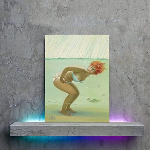 Ретро Творчески Забавен Плакат на Хилда Дуэйна Брайерса, Толстушка, Съвременно Стенно Изкуство, Плакати върху Платно, Щампи, Живопис