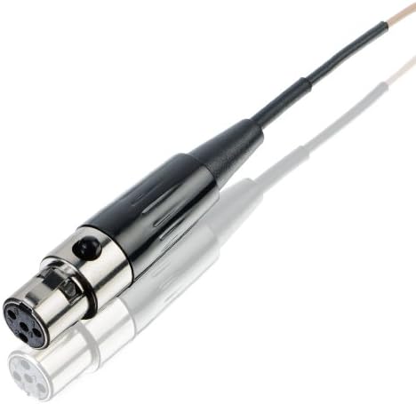 Countryman E6XOW6B2AA Еластични, Гъвкави Ненасочени слушалки E6X с 2 мм кабел за свързване на аудиопередатчиков Anchor (черен)