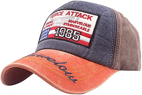 Контрастен Цвят, бейзболна шапка с Бродерия на Американското, Шапка за Баща-шофьор на камион, Шапка Унисекс, Ден на Независимостта