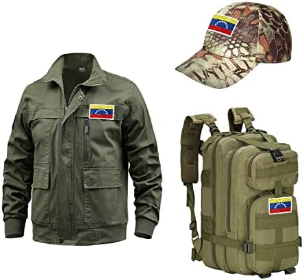 4 бр. Ленти с флага на Венецуела, на бродирани нарукавная обогатяване с плетене на една кука и линия, флаг, Тактически ленти за
