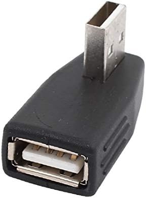 X-DREE 90 градуса USB 2.0 A M/F Ъглов гнездо-адаптер за мъже и жени в Ляво (Adattatore connettore maschio/femmina da 90 ° A USB