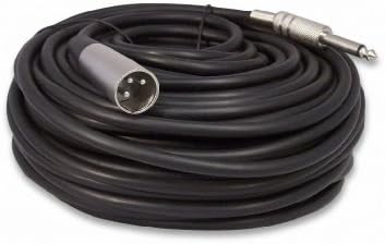 Във вашия кабел магазина се Съхранява 50-крак XLR-штекерный 3-пинов кабел за моно микрофон 1/4 , Небалансираното
