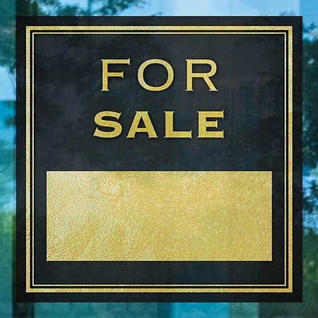 CGSignLab |продава - Класическа златна Прозорец панел | 24 x24