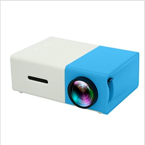Мини проектор NC Home HD 1080P Преносим Мини проектор, Синьо и бяло