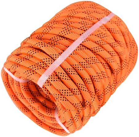 HOSTIC Двойна Полиестерна Плитка Въже Тянущая въжето е Въже За Рязане на Дървета Многоцелеви Бичи Такелаж 1/2 x 100 Фута Оранжево