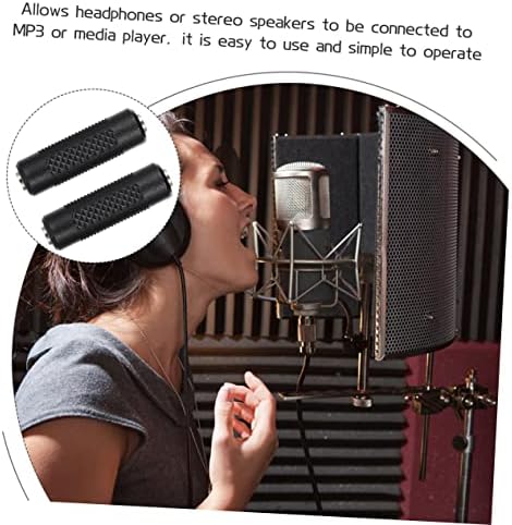 HEIMP 6шт Аудиоголовка F32 Аудиомикшер Микрофонные Слушалки, Адаптер за Микрофон Аудиоадаптер за Микрофон Слушалки Конвертор Аксесоари