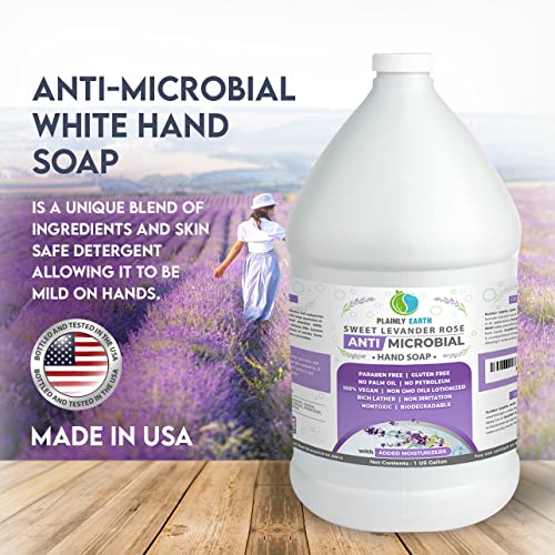 Течен сапун за ръце с антимикробно действие Plainly Earth - Пълнител за антибактериален сапун - Бутилка за пълнене на сапун за ръце