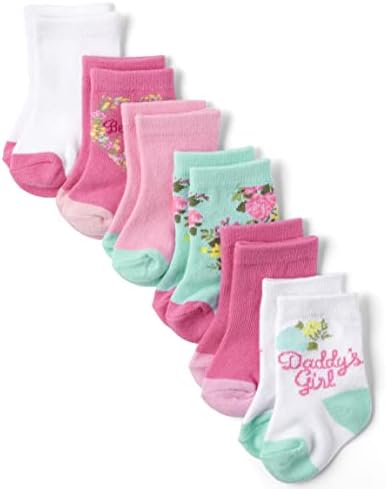 Чорапи Midi за малки момичета и новороденото The Children ' s Place, 6 опаковки