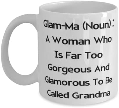 Множество баба, Бляскава Ма (Съществително): една Жена, Която е Твърде Красива и Гламурна, Уникална чаша с 11 грама и 15 грама за
