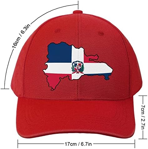 Доминиканската Република Карта Флаг Мода Шофьора Татко Шапка Промытая Спортна бейзболна шапка за Мъже Жени Мода