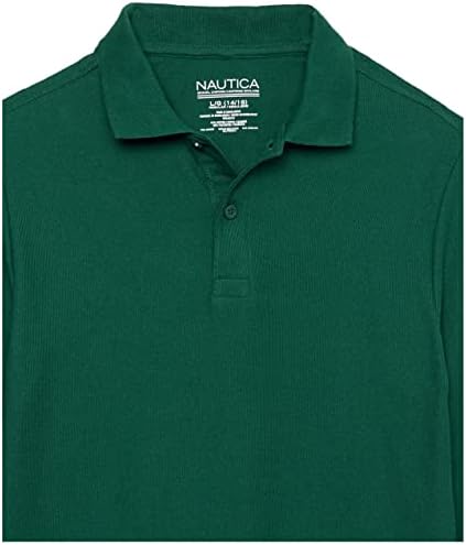 Училищни униформи Наутика За момчета, Поло Риза с дълъг ръкав, Цип на бутоните, е Удобна, Дишаща материя