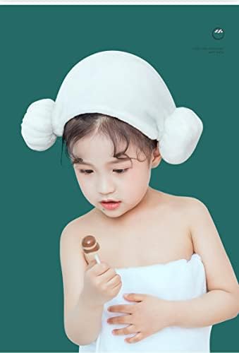 Детска Шапка за суха коса HUSEL, Супер Силна Скорост на Усвояване вода, Сухо Детски Тюрбан във формата на бебе, Сладък Детски Шампоан,